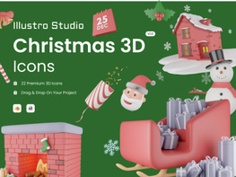 Christmas 3D Icons preview picture