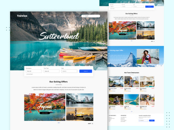 Travel Agency Web Template preview picture
