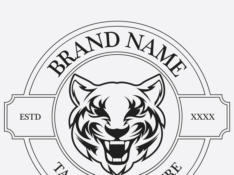 Tiger logo vintage