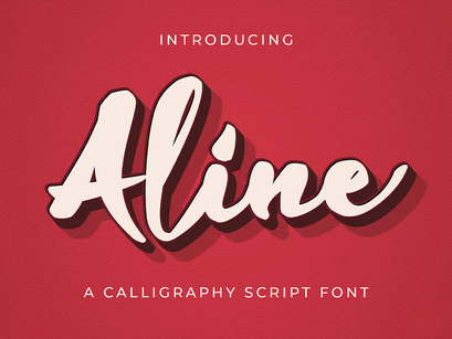 Aline - Handwritten Font