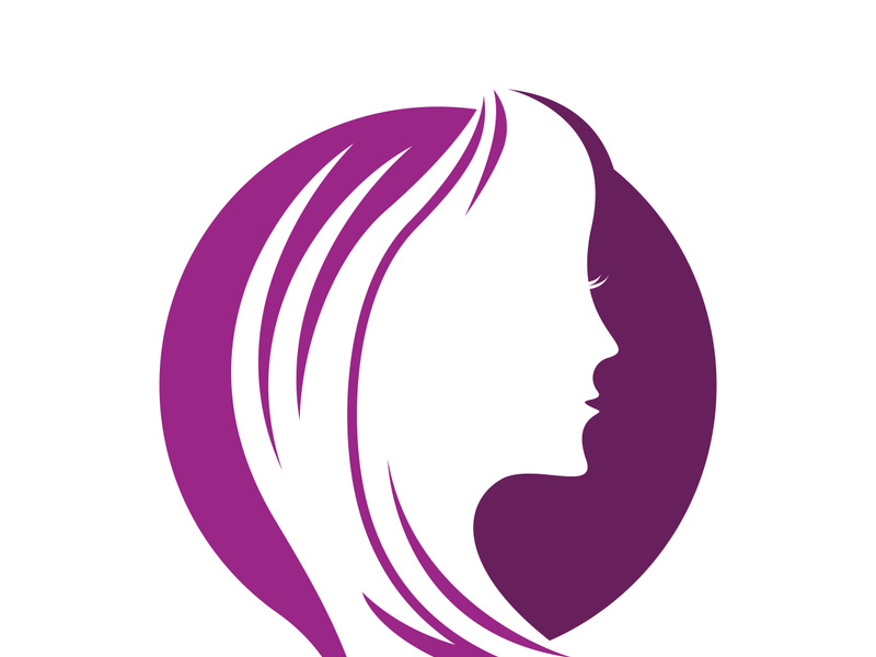 Women beauty, salon, spa, hair minimalist logo design inspiration