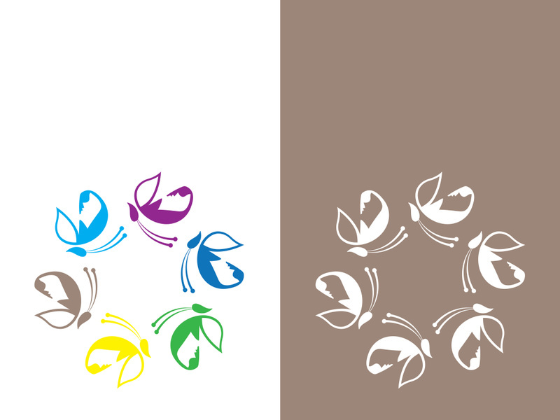 Butterfly logo icon vector design illustration