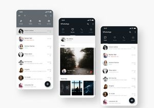 Chat App - WhatsApp Redesign Concept