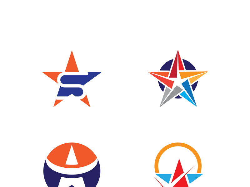 Star vector icon illustration design template