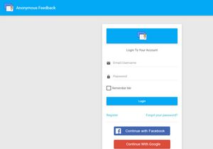 Anonymous Feedback v1.0 - Get honest feedback