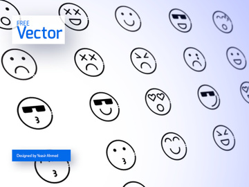 Vector Emoji Icons preview picture