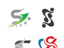 Business corporate S letter logo design vector