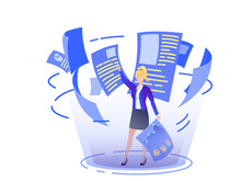 A business women have many much work