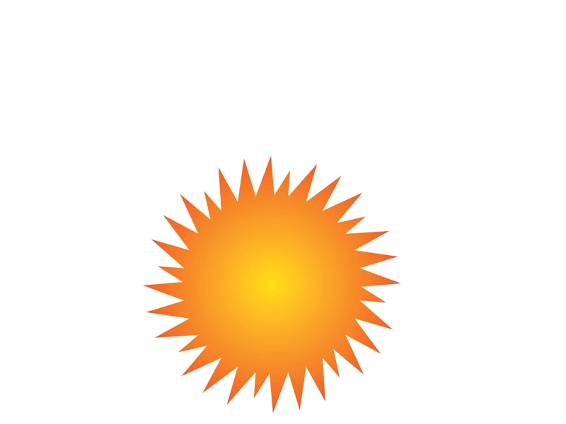 Sun Vector illustration Icon