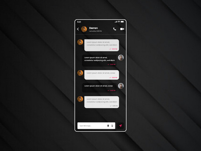 Live Video Call Mobile App UI Kit
