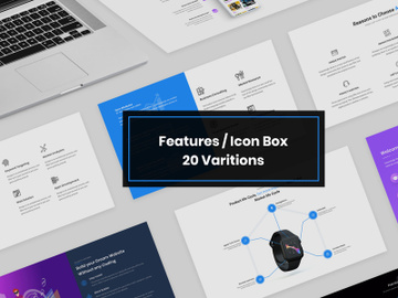 20 Features / IconBox Design Web-UI Kit preview picture