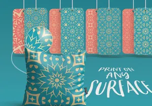 Mandala Seamless Digital Paper Patterns Graphic