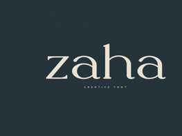 Zaha Font Freebie preview picture