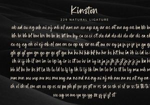 Kinston - Handwritten Font