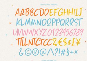 Youthful Radiance - Handwritten Script