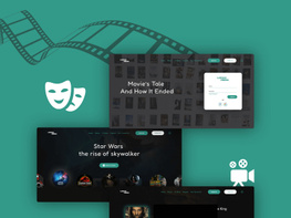 Movie Website Template preview picture