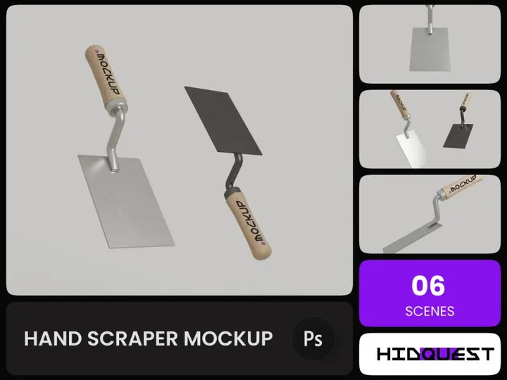 Hand Scraper Mockup