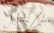 Martin Zidan - Signature Script Font
