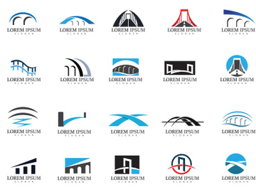 Bridge logo vector preview picture