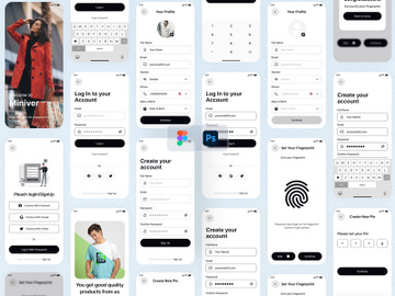 eCommerce App Concept UI Kits Vol_01 preview picture