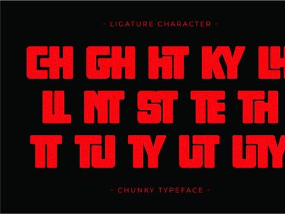 Chunky - Condensed Sans Serif Font