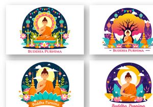 9 Buddha Purnima Illustration