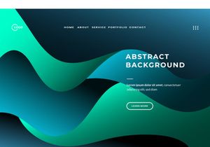 Abstract Background Dynamic Wave Colorful