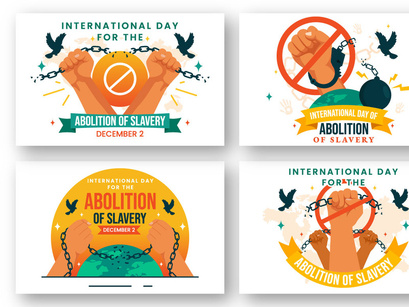 11 Abolition of Slavery Day Illustration