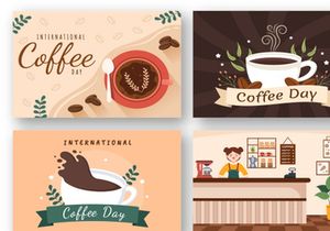 20 International Coffee Day Illustration