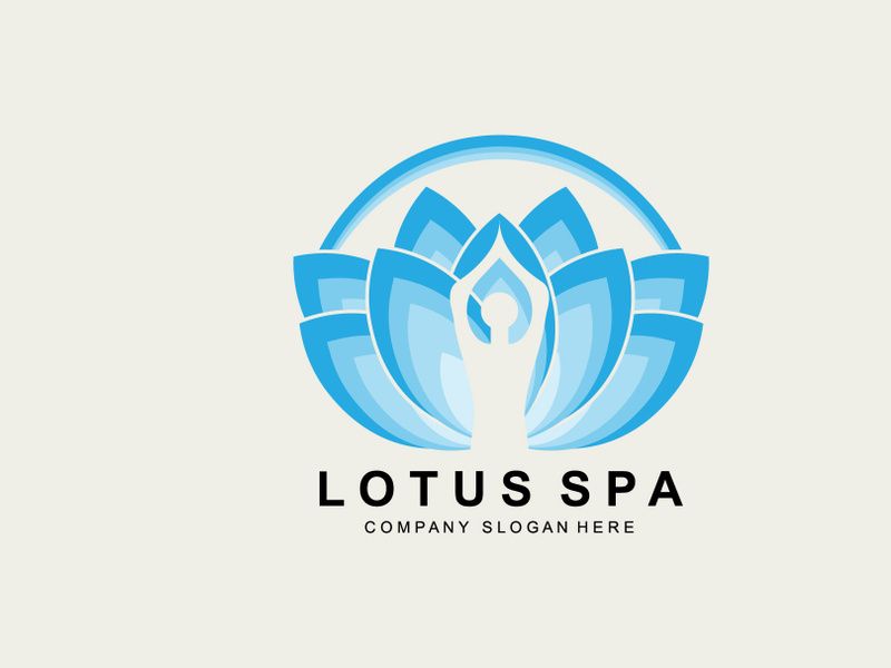 Yoga Logo Design, Sports Icon Illustration Fitness And Mind And Body Concentration