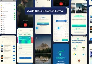 Travel Mobile App UI Kit | Travel Booking App | Booking App | Travel