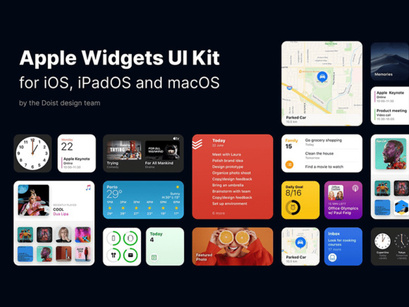 iOS 14 Widgets UI for Figma