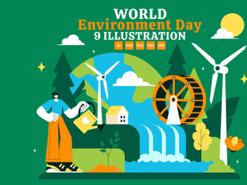 9 World Environment Day Illustration preview picture