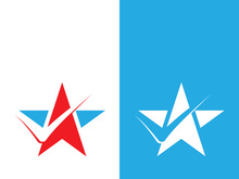 Star icon template vector illustration design