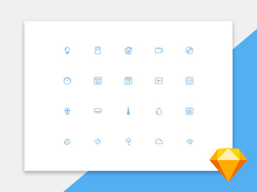 UI icons free [Sketch] preview picture