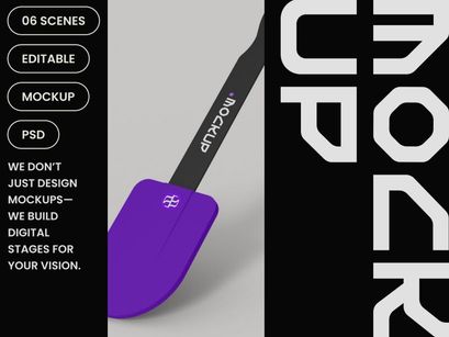 Rubber Spatula Mockup