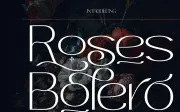 Roses Bolero Elegant Sans Serif