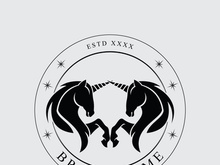 Horse vintage logo