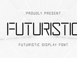 Futuristic - Display Font preview picture
