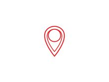 Location point Logo vector template