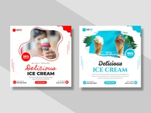 Ice Cream Instagram Post Banner Ver-2