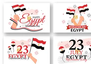 13 Egypt Revolution Day Illustration
