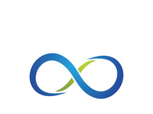 Infinity logo and symbol Design Vector