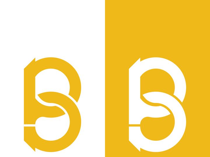 B letter logo template vector illustration