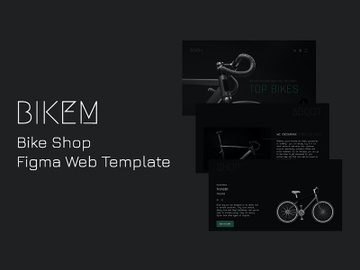 Bikem - Figma Web Template preview picture