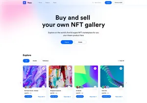 NFT Landing Page UI KIT