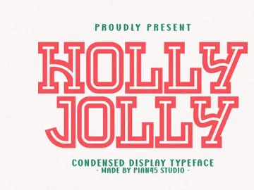 Holly Jolly - Display Font preview picture
