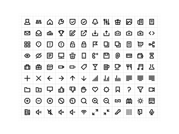 108 Geometric Line Icons preview picture