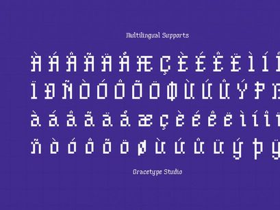 Shiver Glitch | Pixelated Font