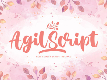 Agil Script - Handwritten Font preview picture